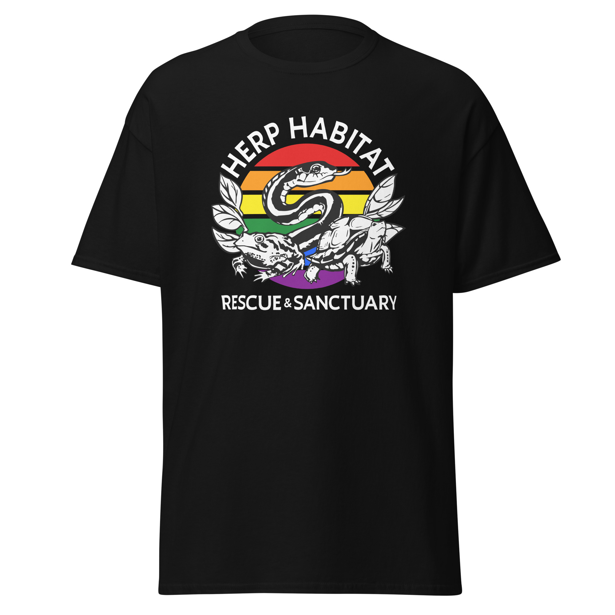 Herp Habitat Rainbow Logo Tee – Unisex Fit